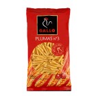 Macarrones Pluma N.3 Gallo 250 Gramos